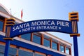 Santa Monica Pier North entrance Sign, Santa Monica Ã¢â¬â Los Angeles